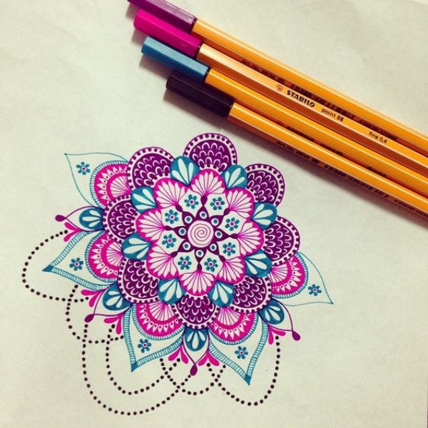 Easy Modern Mandala Pattern Design