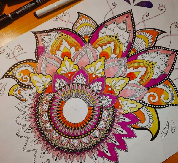 Easy Modern Mandala Pattern Design