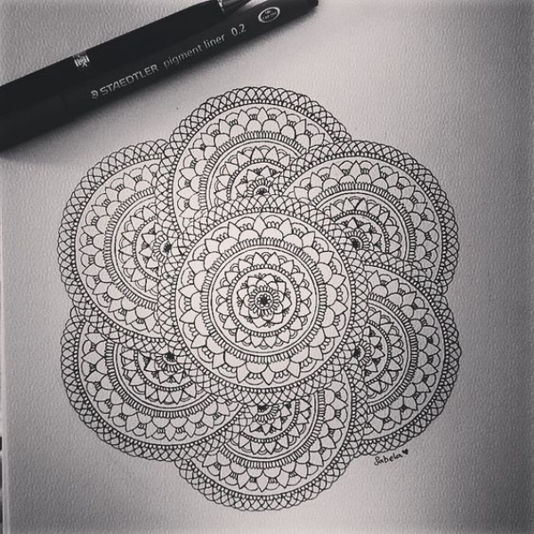 Easy Modern Mandala Pattern Design