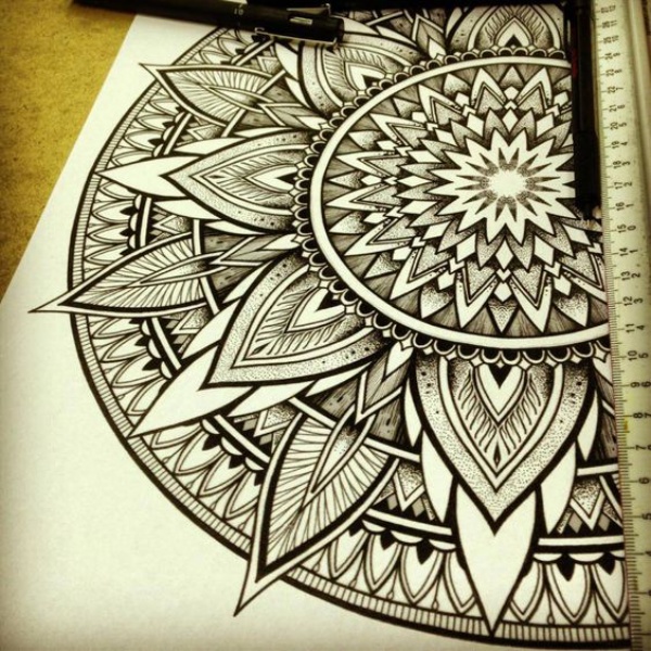 Easy Modern Mandala Pattern Design