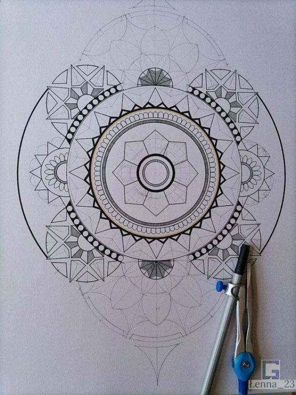 Easy Modern Mandala Pattern Design