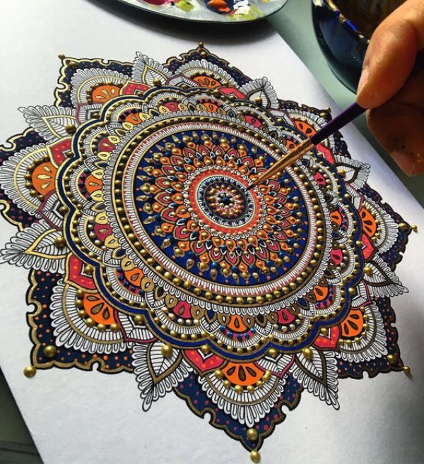 Easy Modern Mandala Pattern Design