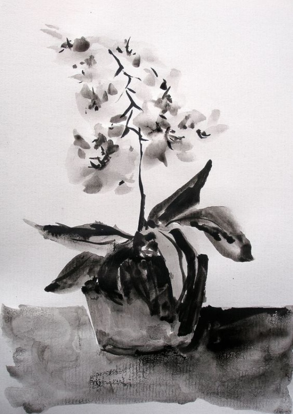 Mixed Black and White Paintings