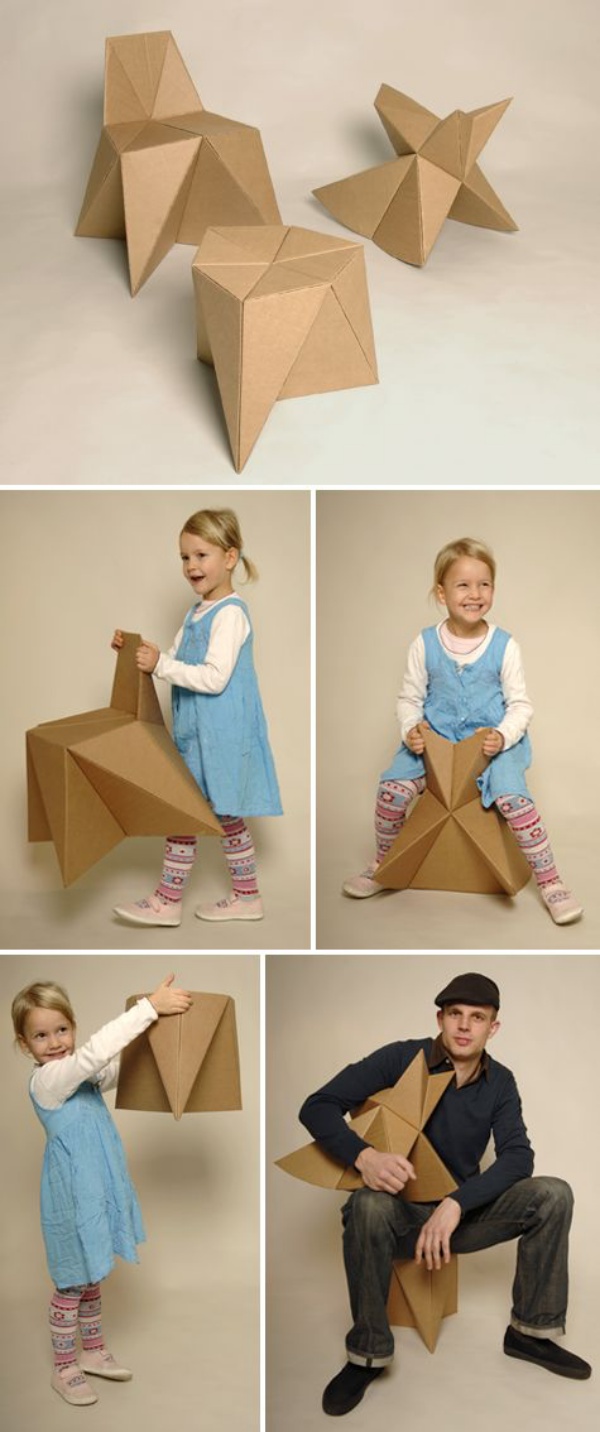 Practically Useful Cardboard Furniture Ideas