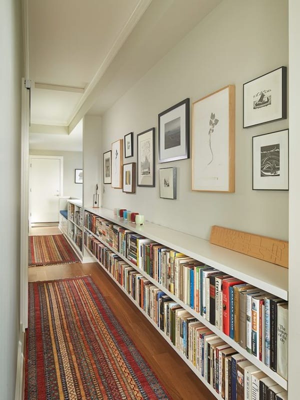 40 Smart And Small Living Room BookShelf Design