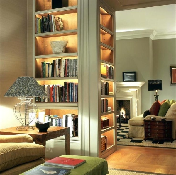 Small Living Room BookShelf Design