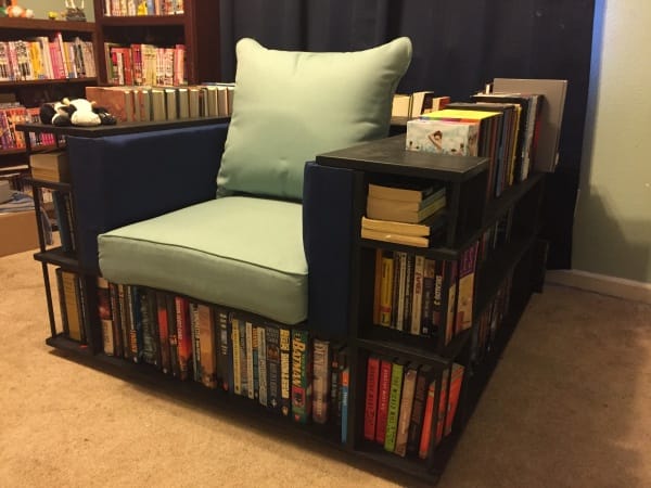 Small Living Room BookShelf Design