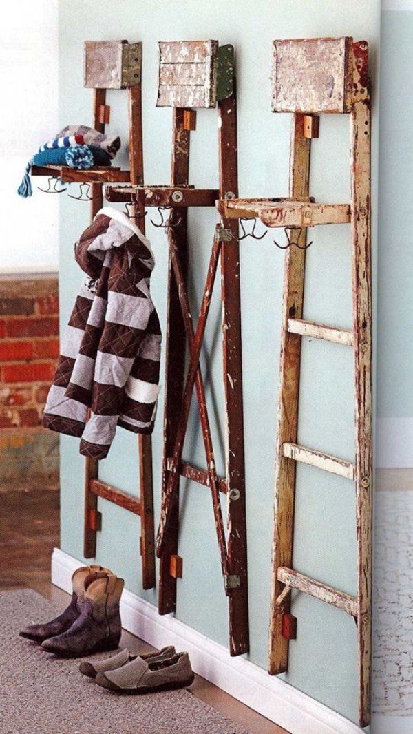 Ways to Reuse Old wooden Ladders