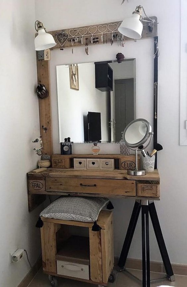 40 Clever Ways To Use Small Space For Dressing Table