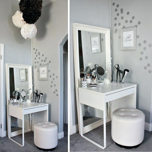 Clever Ways to Use Small Space for Dressing Table