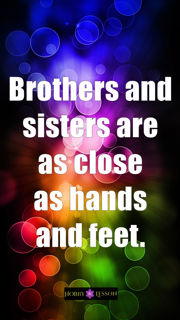 Cute Brother and Sister Quotes and Sayings