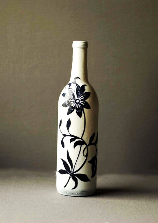 DIY Wine Bottle Painting Ideas for Home Décor