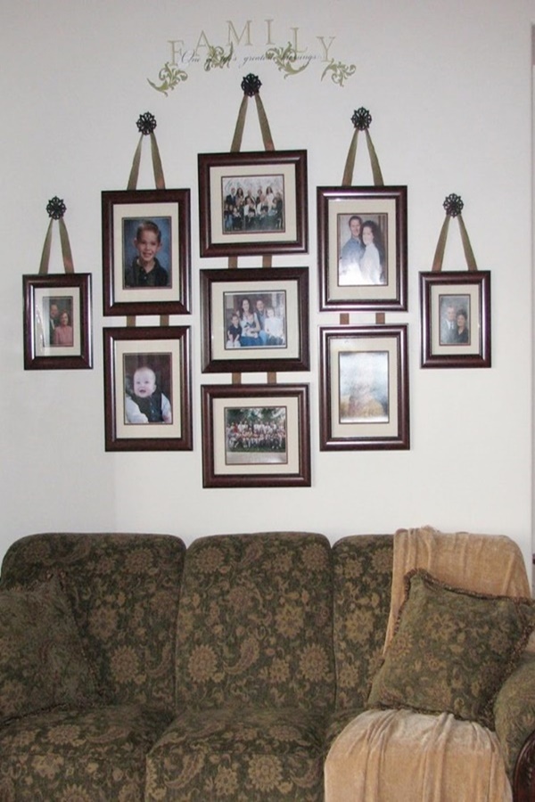 Lovely Family Picture Wall Examples