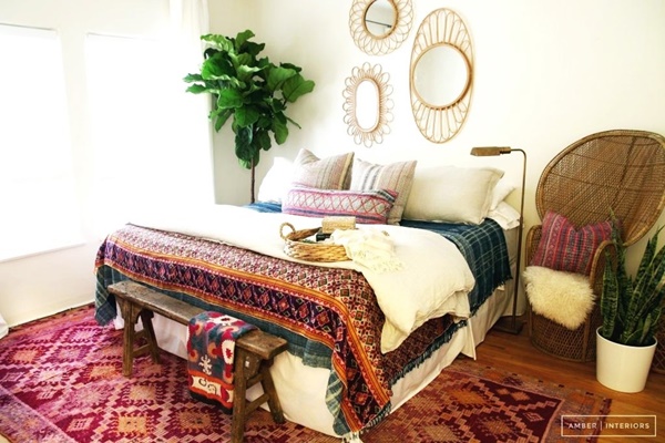 40 Magical Boho Bedroom Decor Ideas To, Hippie Boho Decorating Ideas