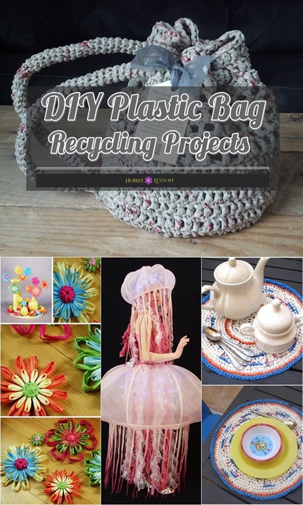 DIY Miniature Plastic Grocery Bags 