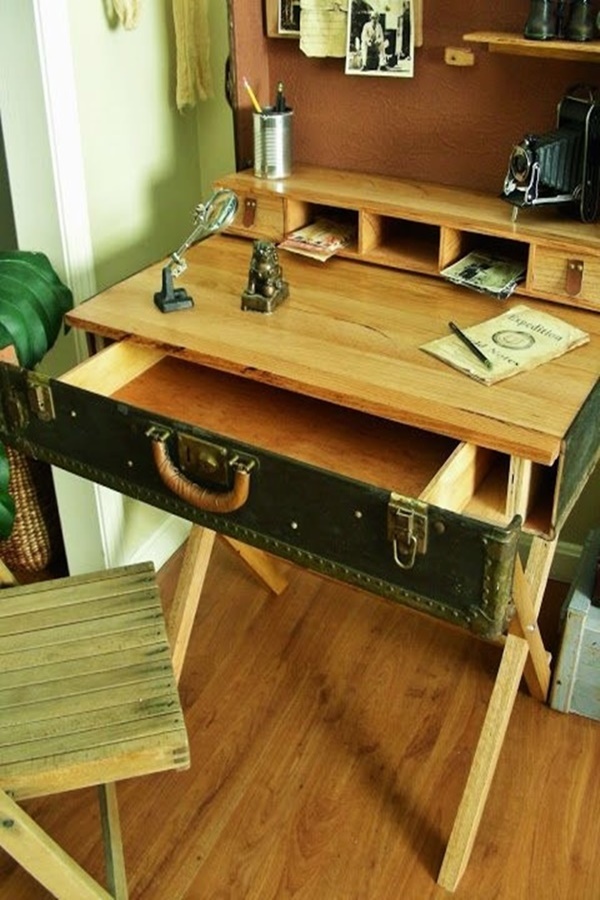 Most Intelligent Ways to Reuse old Vintage Suitcases