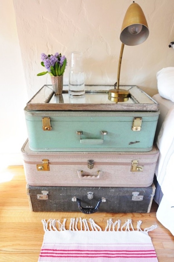 Most Intelligent Ways to Reuse old Vintage Suitcases