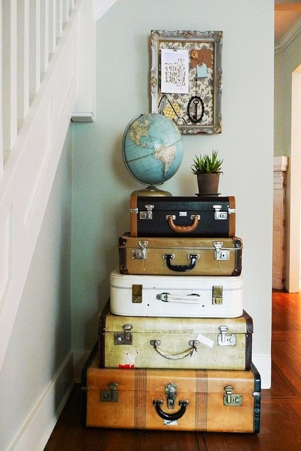 Most Intelligent Ways to Reuse old Vintage Suitcases