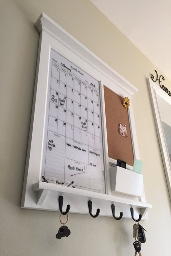 Cool DIY Keys and Mail Organizing Ideas