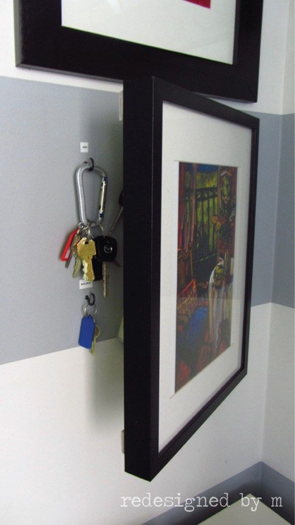 Cool DIY Keys and Mail Organizing Ideas