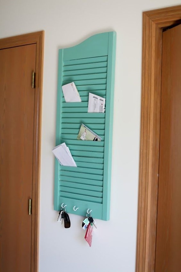 Cool DIY Keys and Mail Organizing Ideas