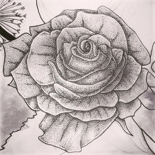 Easy Flower Pencil Drawings For Inspiration