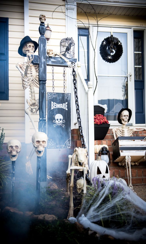 Scary Skeleton Decor Ideas to try this Halloween