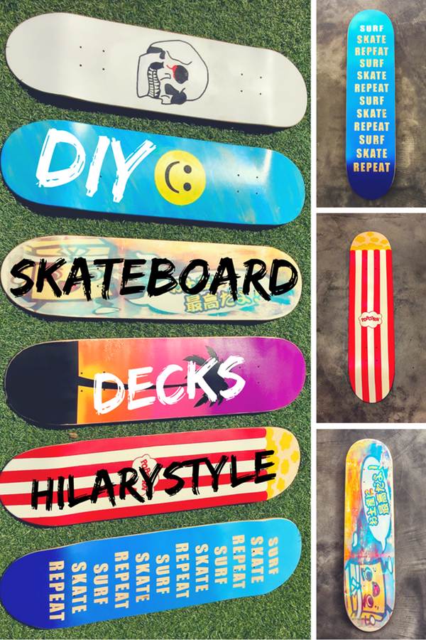 DIY Skateboard Deck Art Ideas