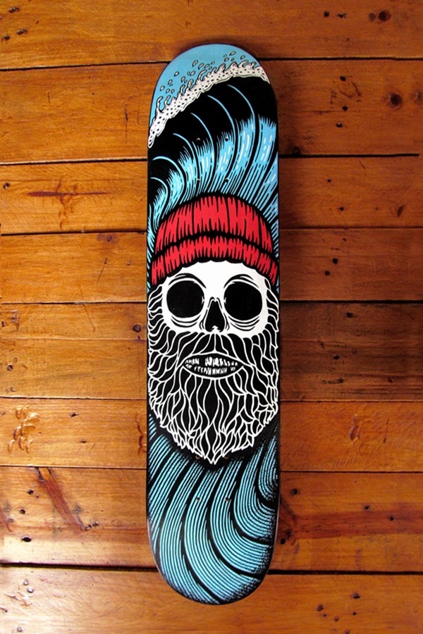 40 Diy Skateboard Deck Art Ideas To Look Extra Cool