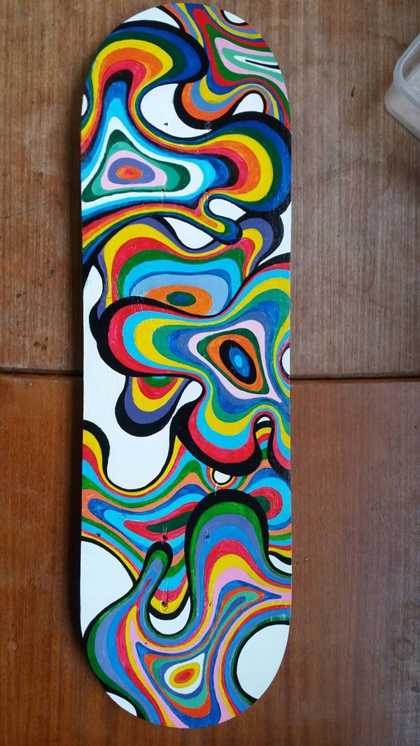 40 DIY Skateboard Deck Art Ideas To Look Extra Cool