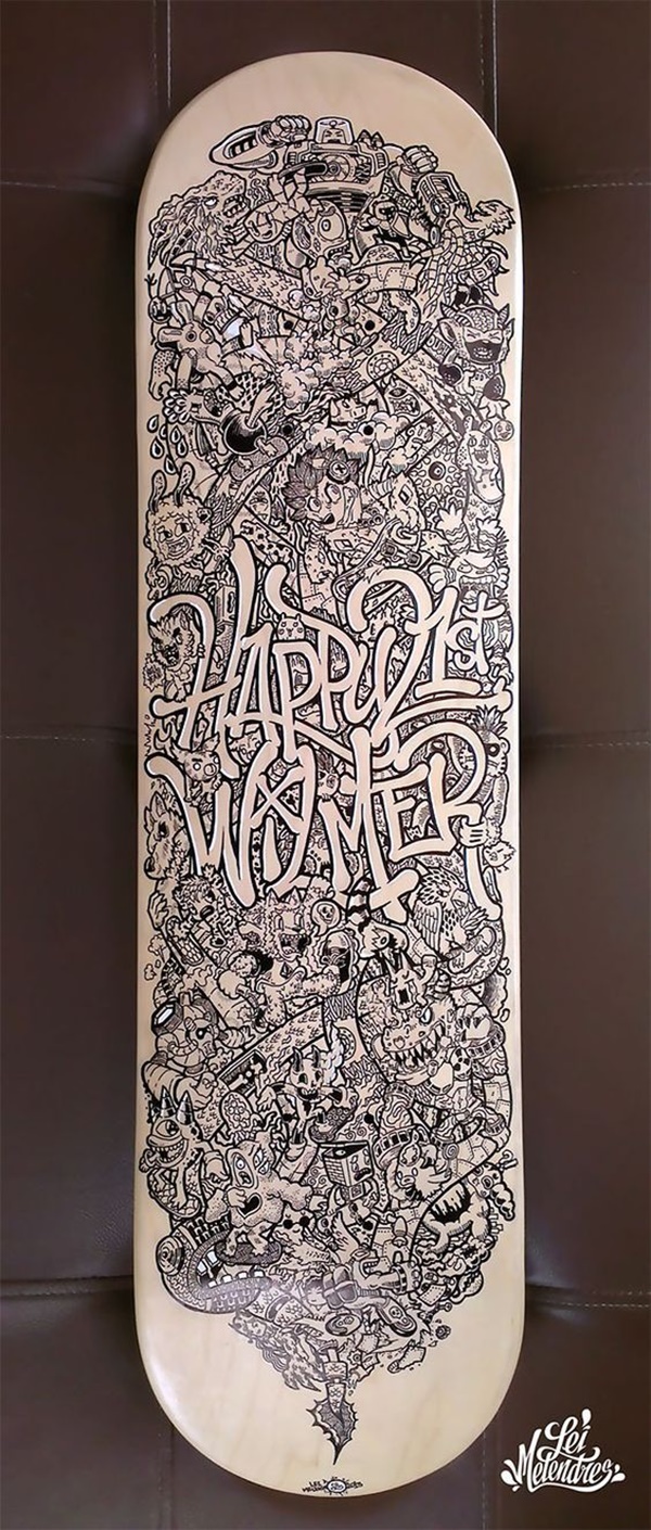 DIY Skateboard Deck Art Ideas