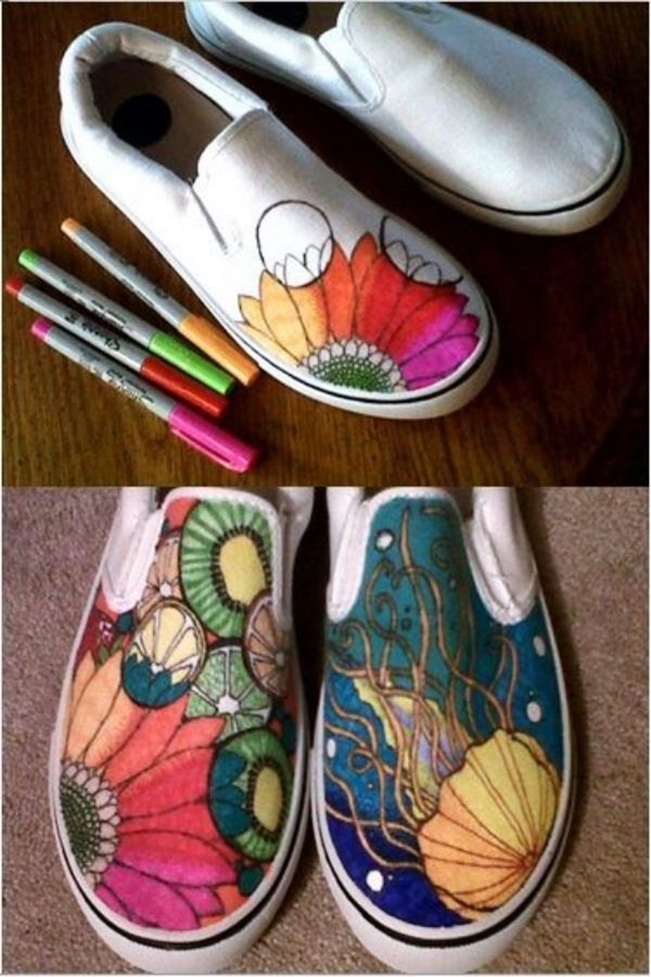 40 DIY Sneaker Art Ideas To Look Awesome