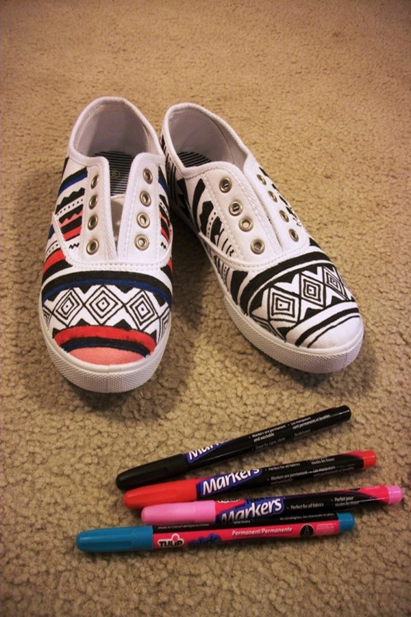 DIY Sneaker Art Ideas To Look Awesome