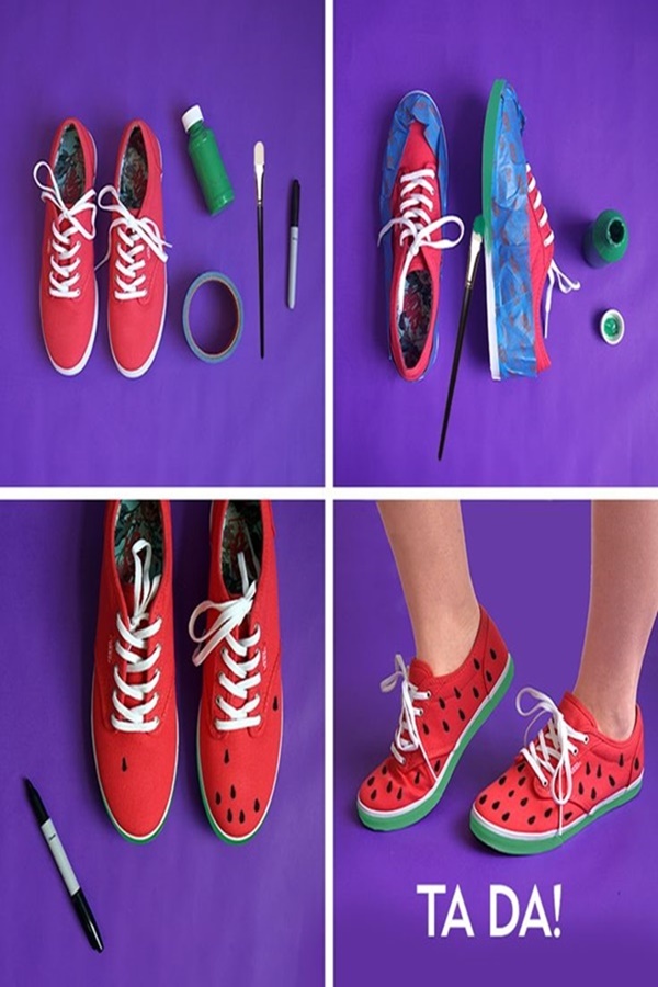 DIY Sneaker Art Ideas To Look Awesome