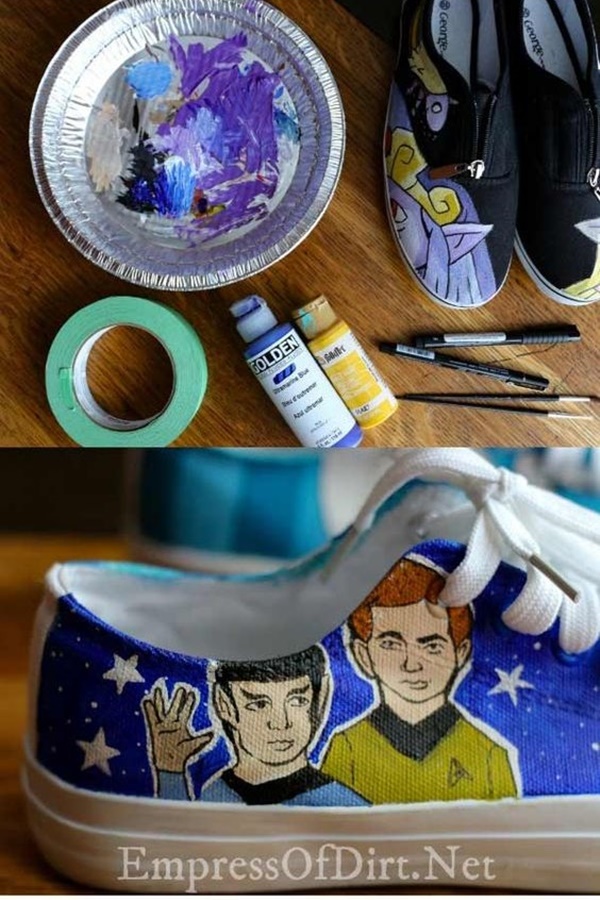 DIY Sneaker Art Ideas To Look Awesome