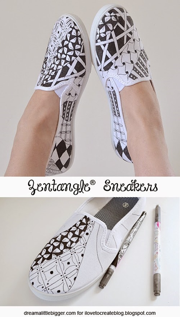 DIY Sneaker Art Ideas To Look Awesome