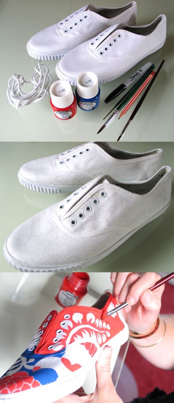 DIY Sneaker Art Ideas To Look Awesome