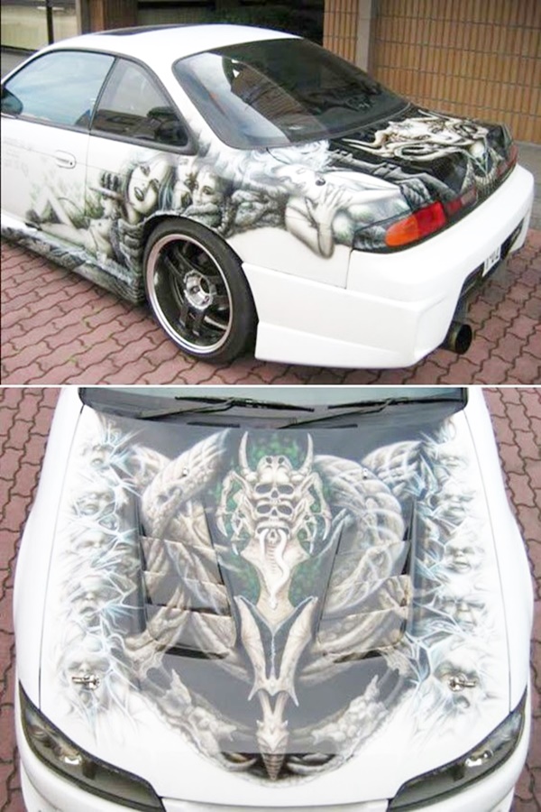 Super Cool Car Paint Job Art Ideas