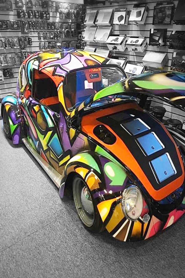 Super Cool Car Paint Job Art Ideas