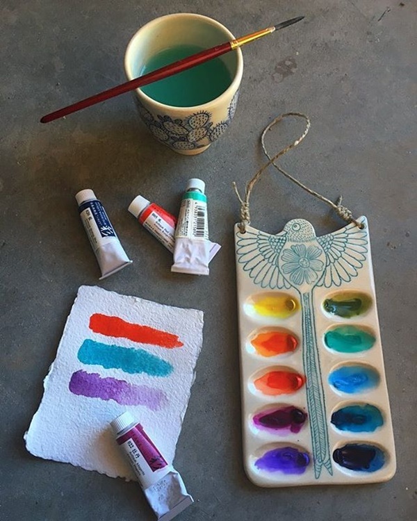 Watercolor Techniques for Testing Color Mixing