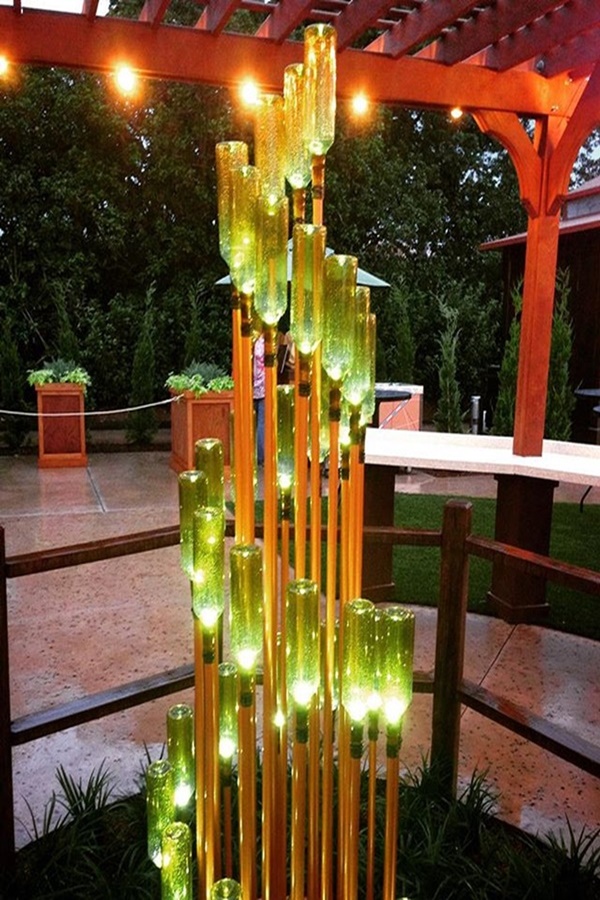 Amazing Wine Bottle Sculptures Ideas for Home