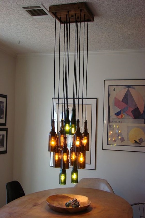 Amazing Wine Bottle Sculptures Ideas for Home