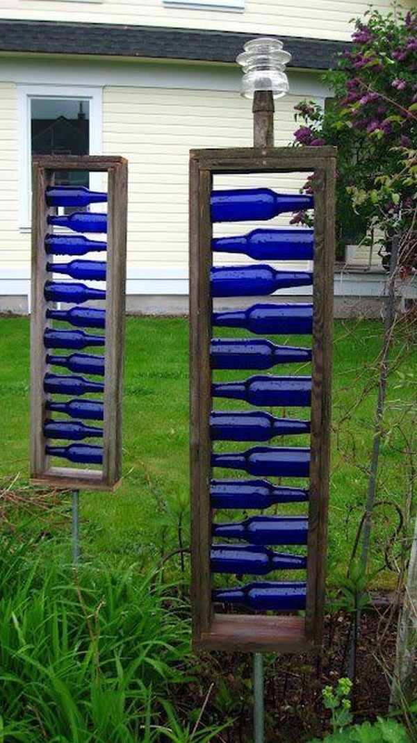 Amazing Wine Bottle Sculptures Ideas for Home