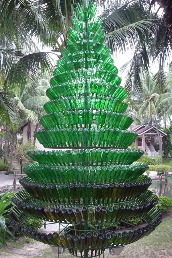 Amazing Wine Bottle Sculptures Ideas for Home