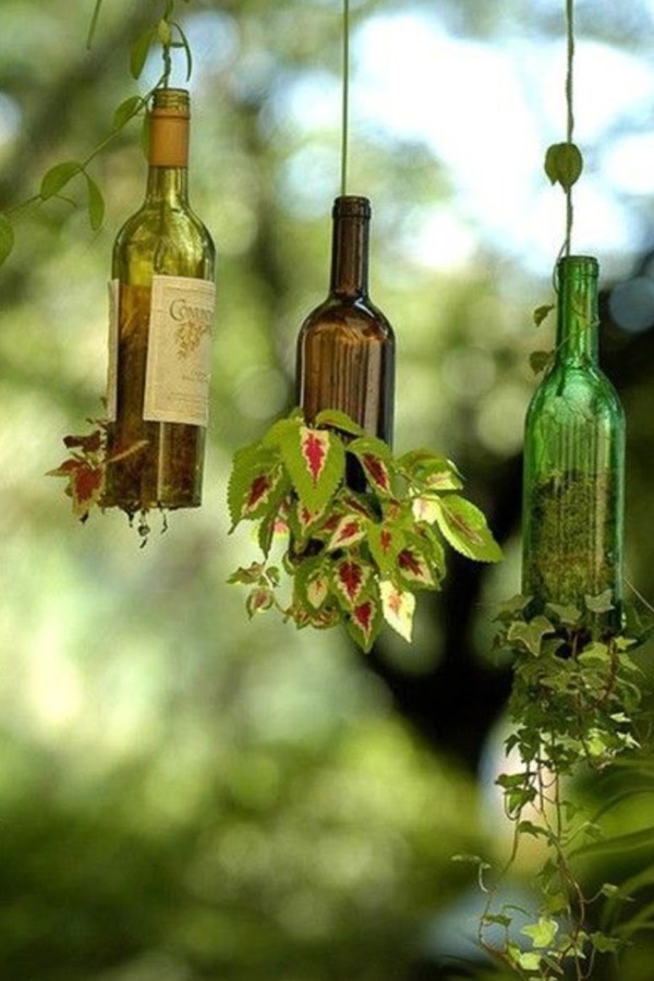 Amazing Wine Bottle Sculptures Ideas for Home