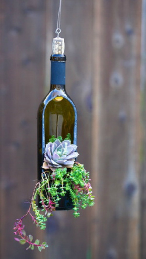 Amazing Wine Bottle Sculptures Ideas for Home