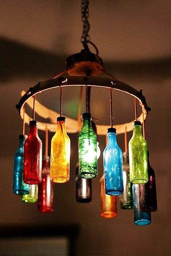 Amazing Wine Bottle Sculptures Ideas for Home