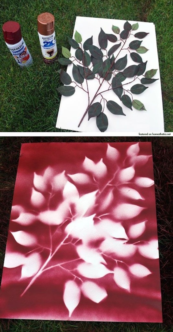 Creative and Easy Cheap DIY Canvas Wall Art Ideas