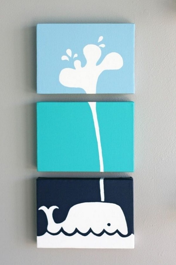 Creative and Easy Cheap DIY Canvas Wall Art Ideas