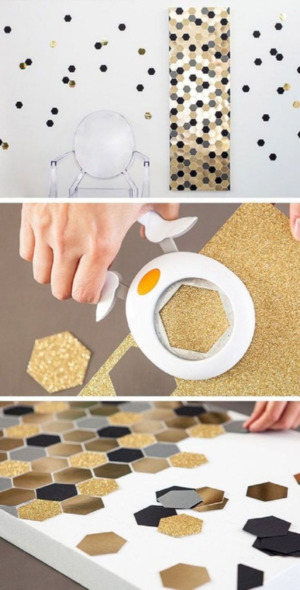 Creative and Easy Cheap DIY Canvas Wall Art Ideas